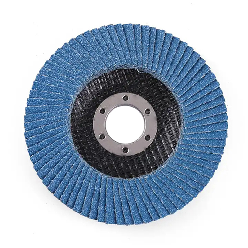 Wholesale 115mm Zirconia Ao Flap Wheel Abrasive Flap Disc with Fiberglass Backing for Metal Grinding Polishing Angle Grinder
