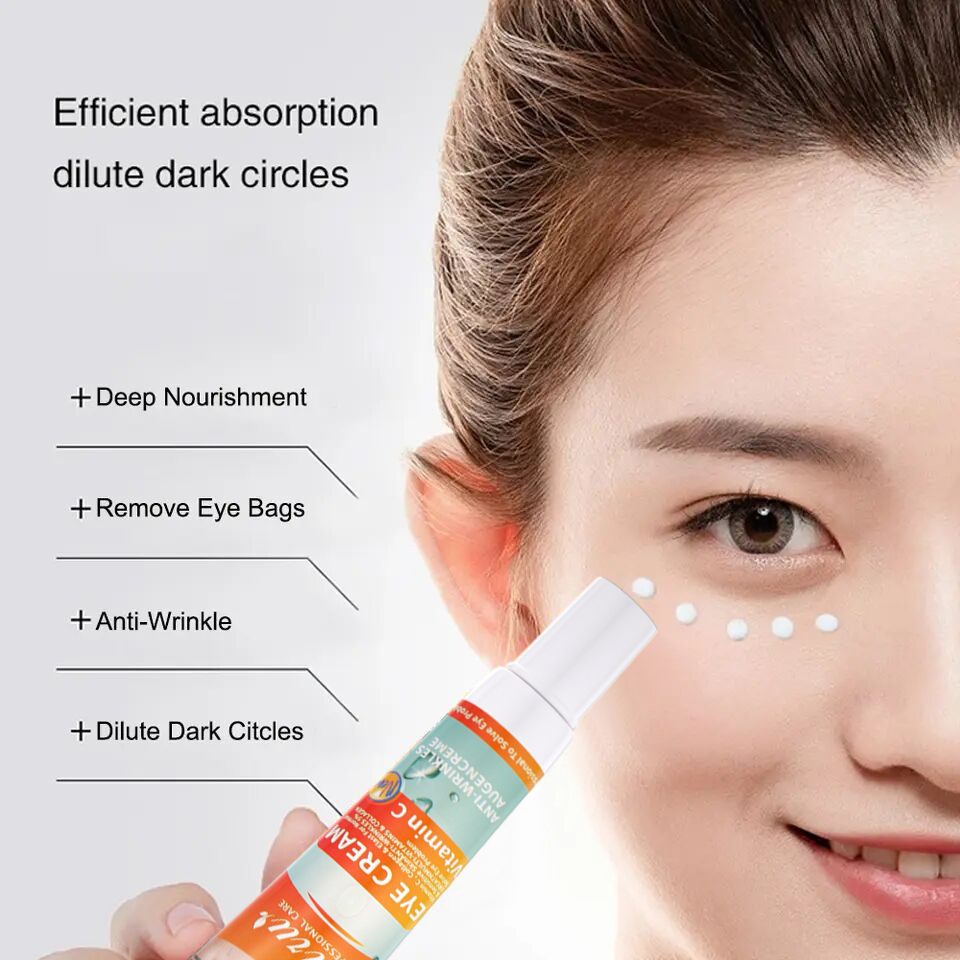 Premium Vitamin C Eye Cream for Dark Circles and Wrinkles
