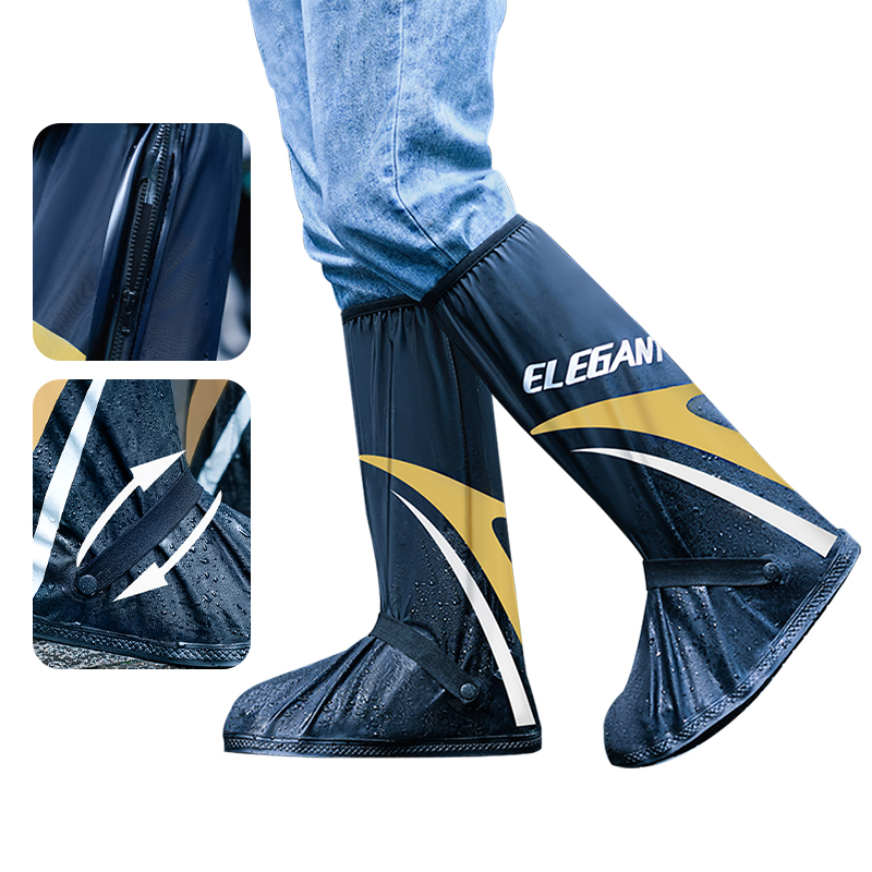 Hot Sale Adult Anti-Skid Waterproof Wear-Resistant Cover Plastic Thickened Motorcycle Rain Shoe