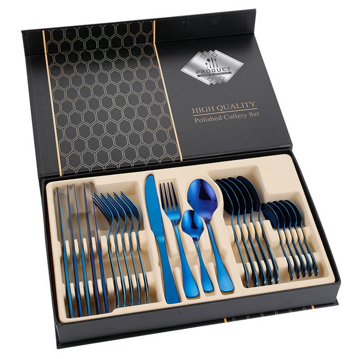 Amazon Special Gift Box Steak Knife, Fork and Spoon 1010 Stainless Steel Cutlery Set