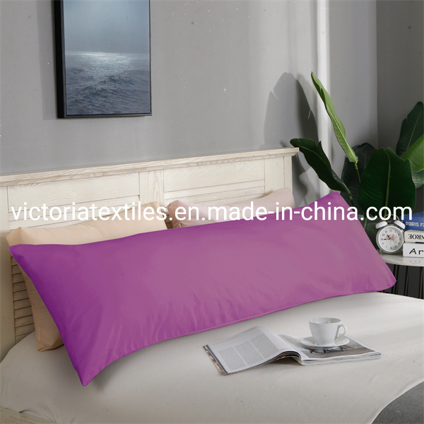 1000tc Soft Microfiber Dyed Plain Pillow Case No Filling