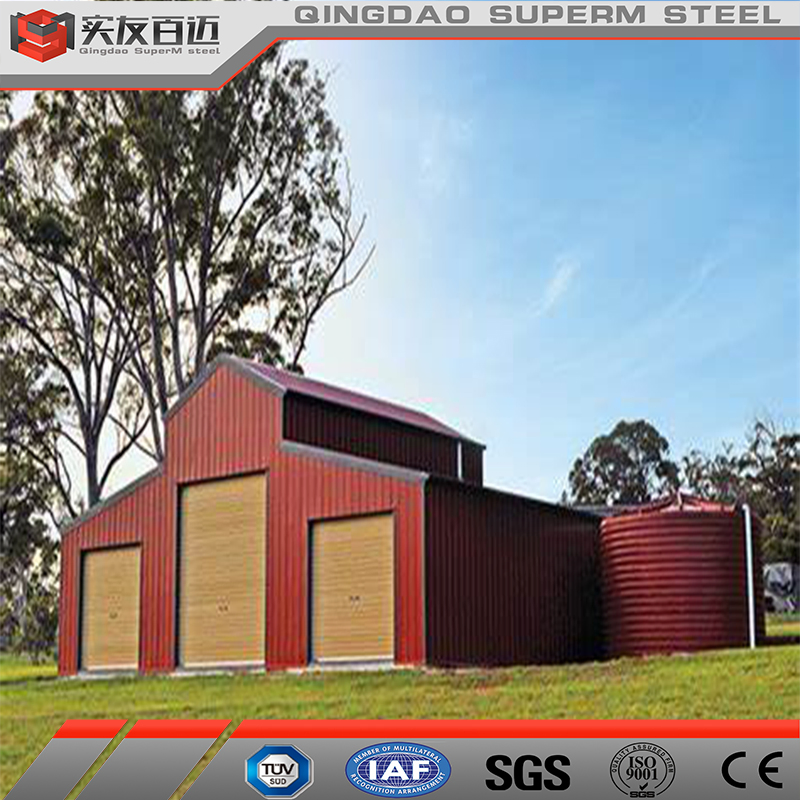 Prefabricated Building Steel Structure Barndominium Barn