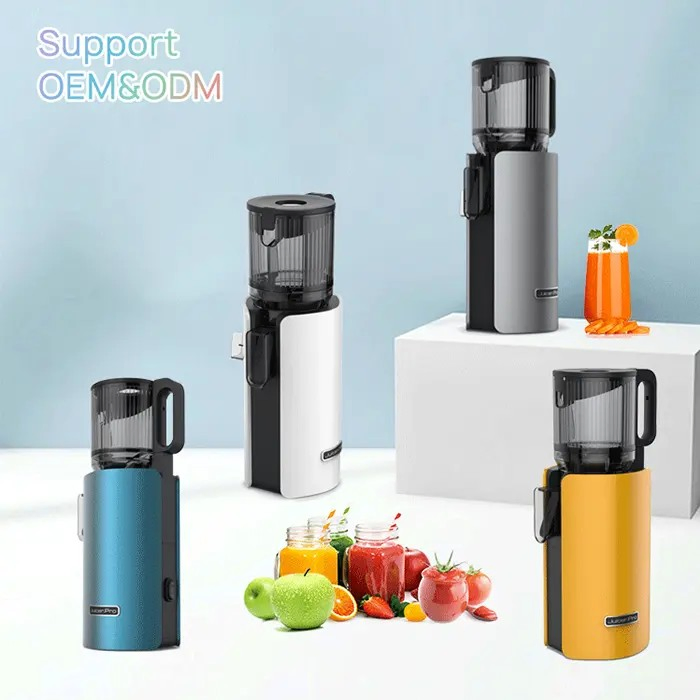 Hot Selling Slow Juicer Automatic Home Juicer Extractor Machine Self-Cleaning for Hotels Alloy Material Outdoor Use 120mm Mouth