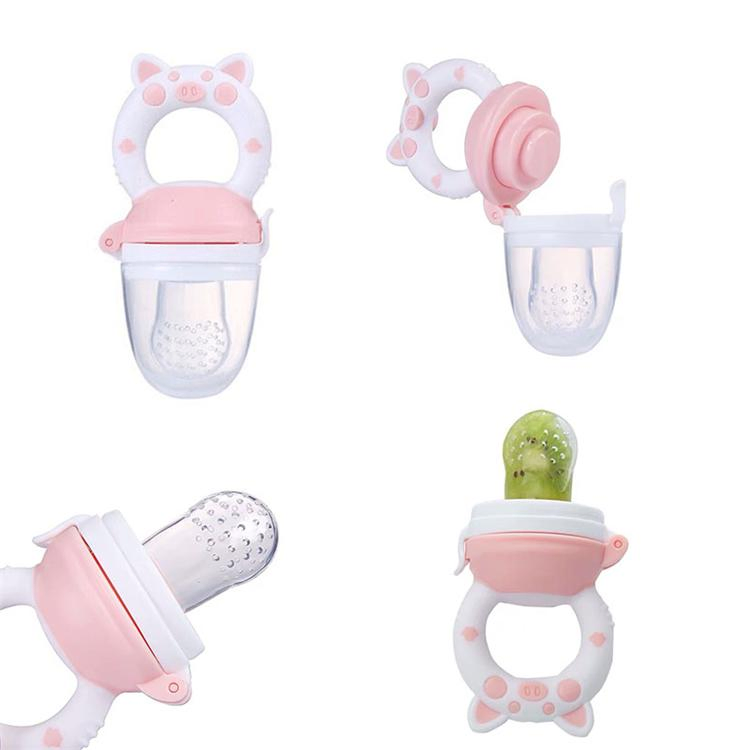 Best Popular Amazon BPA Free Silicone Baby Food Feeder Baby Pacifier