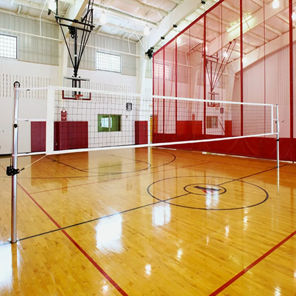 China Manufacturer Sports Flooring Tiles Wooden Basketball Floor Indoor Solid Hardwood Floor