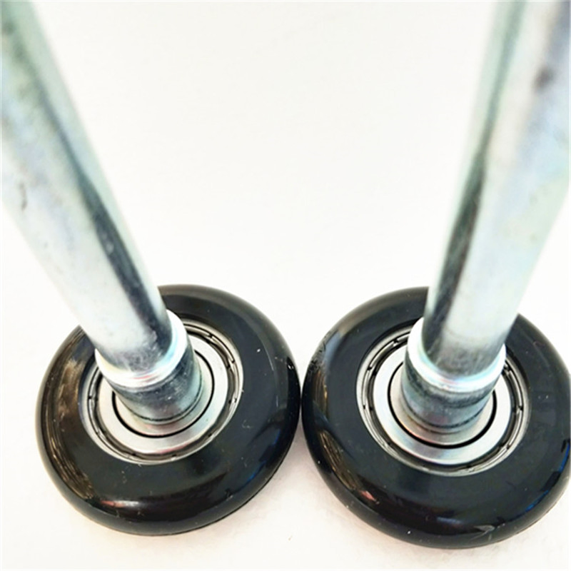 Black 6200zz Bearing 46*120mm Nylon Roller Belong Garage Door/Gate Hardware Parts/Accessories Pulley/Roller for Building Materials Door and Window Hardware