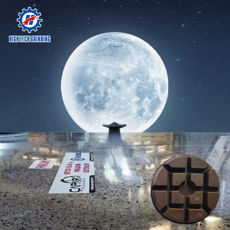 Полировальная головка 3 дюйма для бетона, набор 6 зернистостей