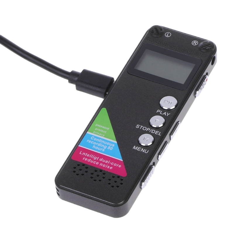 Диктофон 8GB с активацией голосом, MP3