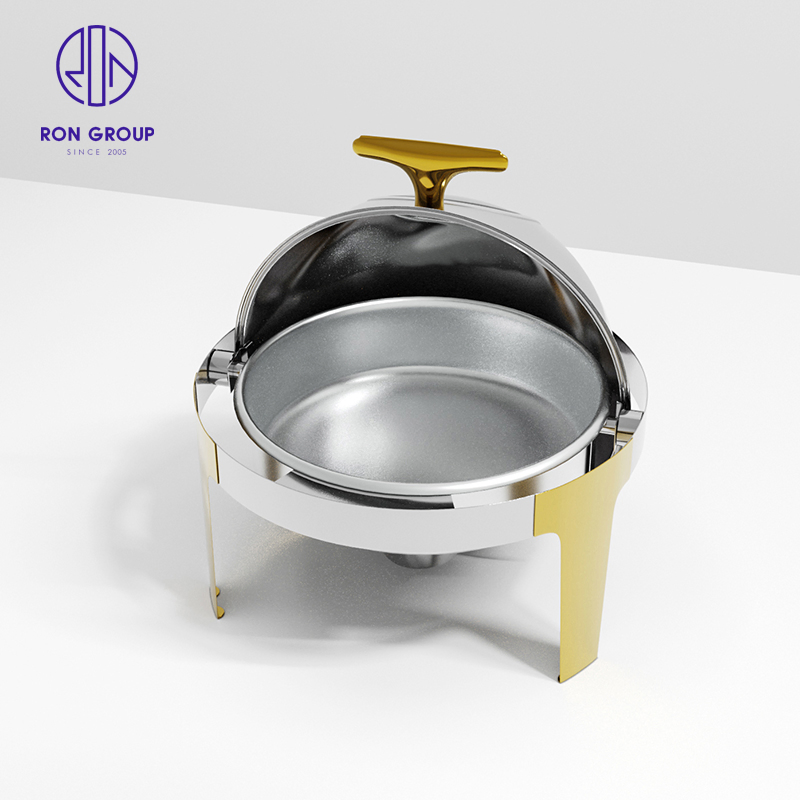 Ss201 Electrically Heated Stainless Steel Buffet Stove for Hotel Restaurant Buffet Stove for Round Buffet Holding Stove