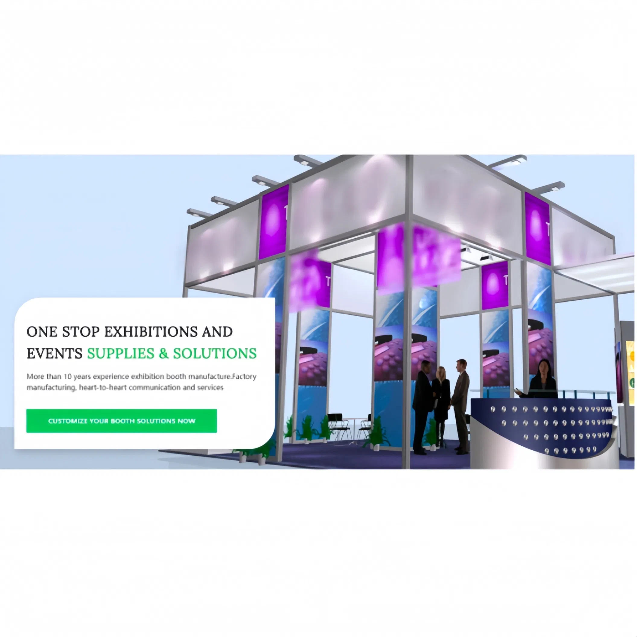 80mm Maxima System Backwall Aluminium 6063 T5 Different Length for Show Booth