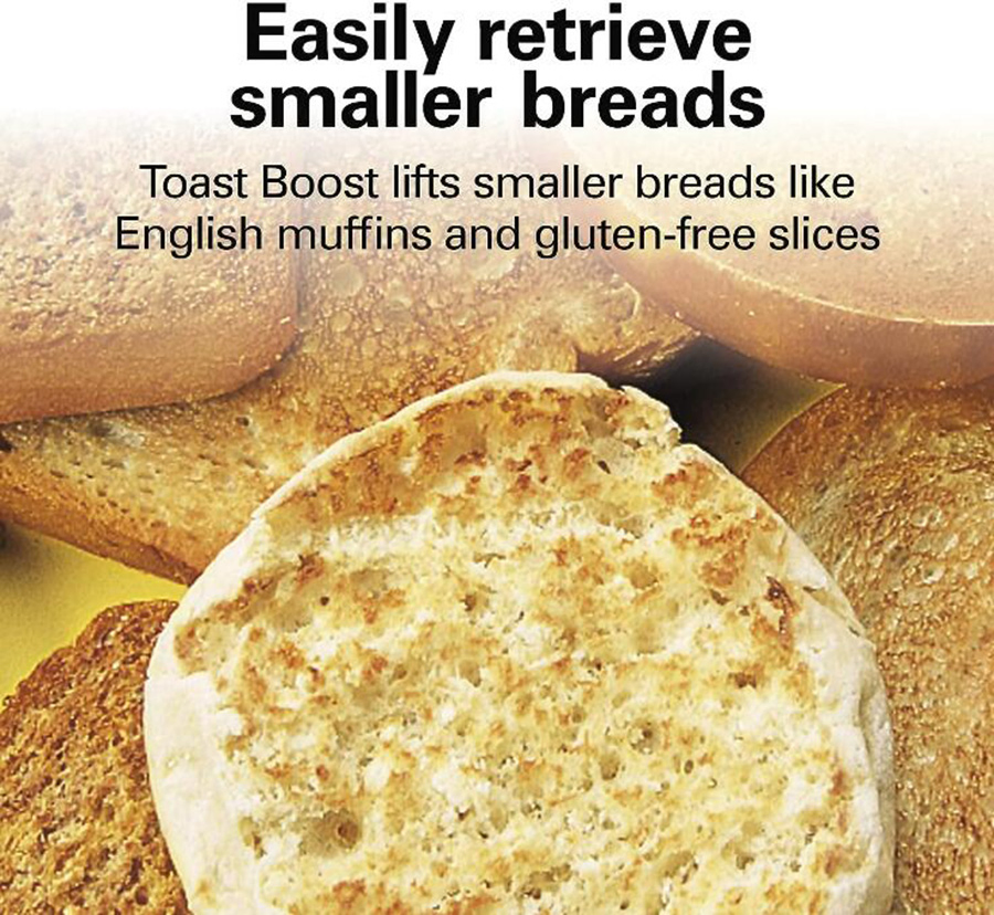 2 Slice Bread Machine Toaster with Extra Wide Slots Shade Selector Auto-Shutoff