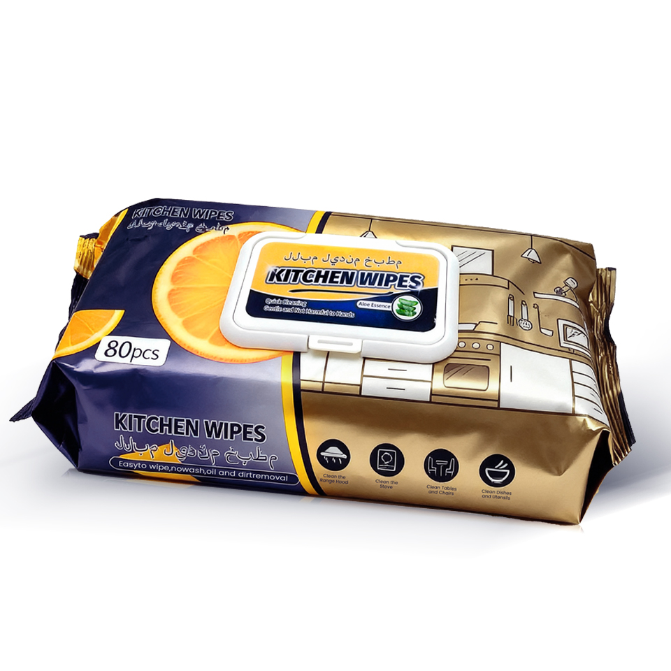 80pcsdisposable Kitchen Wipes Heavy-Duty Cleaning Cloths