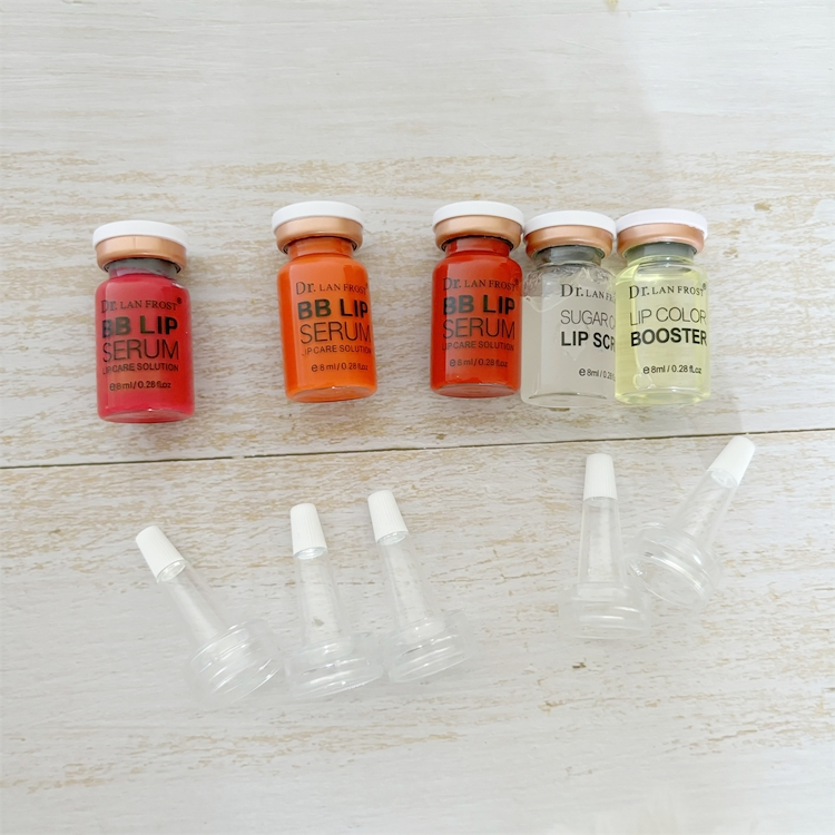 Hot Sale Romantic Red Orange Colour Lip Semi-Permanent Bb Lips Tint Meso Serum Kit / Bb Lips Glow for Semi Permanent Makeup