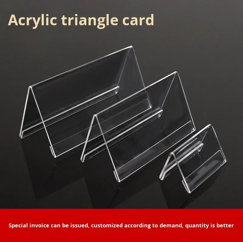 New Materials High-Transparency Durable Acrylic Display Signs for Exhibition Booth Information