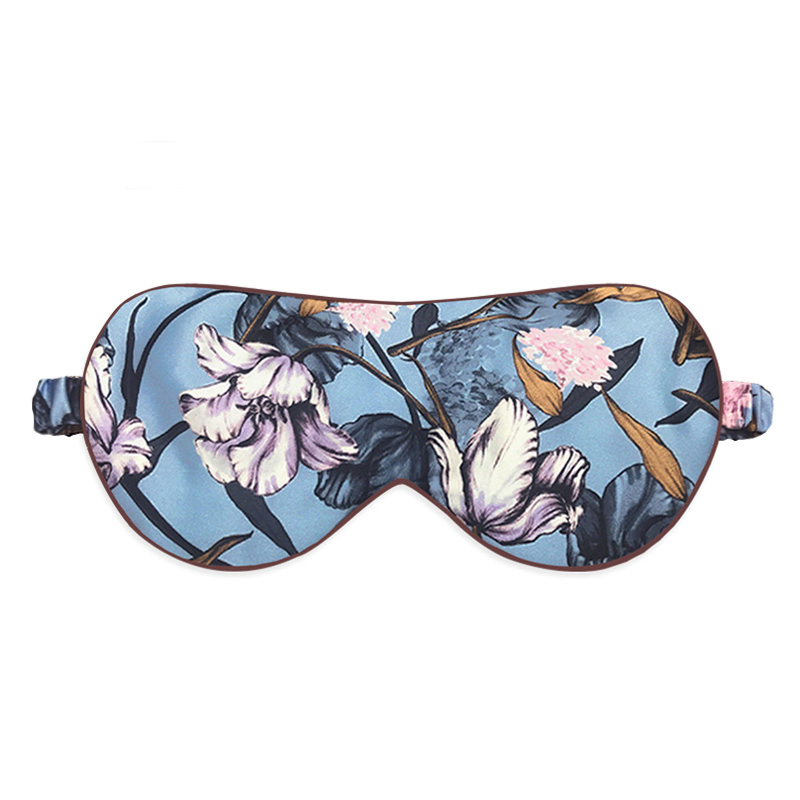 Printed Silk Eye Mask Custom Silk Mask Silk Sleeping Mask