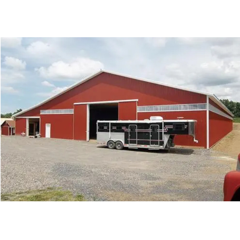 Modular Car Warehouse Steel Prefabricated Storage Building