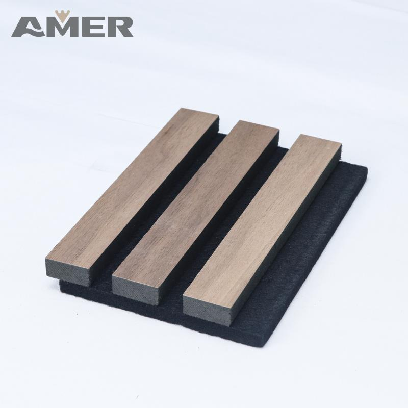 Acoustic Panel Diffusion Wall Soundproofing Slat Wooden Fiber Acoustic Panels Sound Proof Wall Panels High Density Wall Cladding