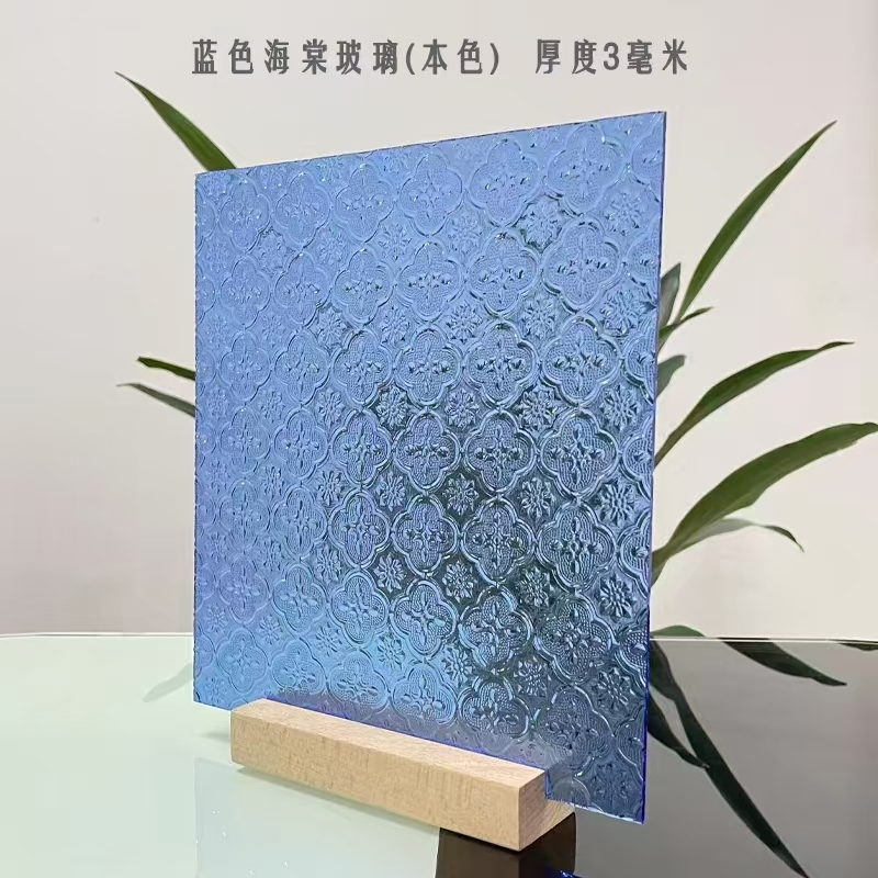 3mm-8mm Clear and Colored Textured Patterned Glass