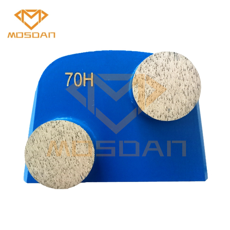 Lavina Double Buttons Diamond Tools Grinding Shoe for Concrete Floor