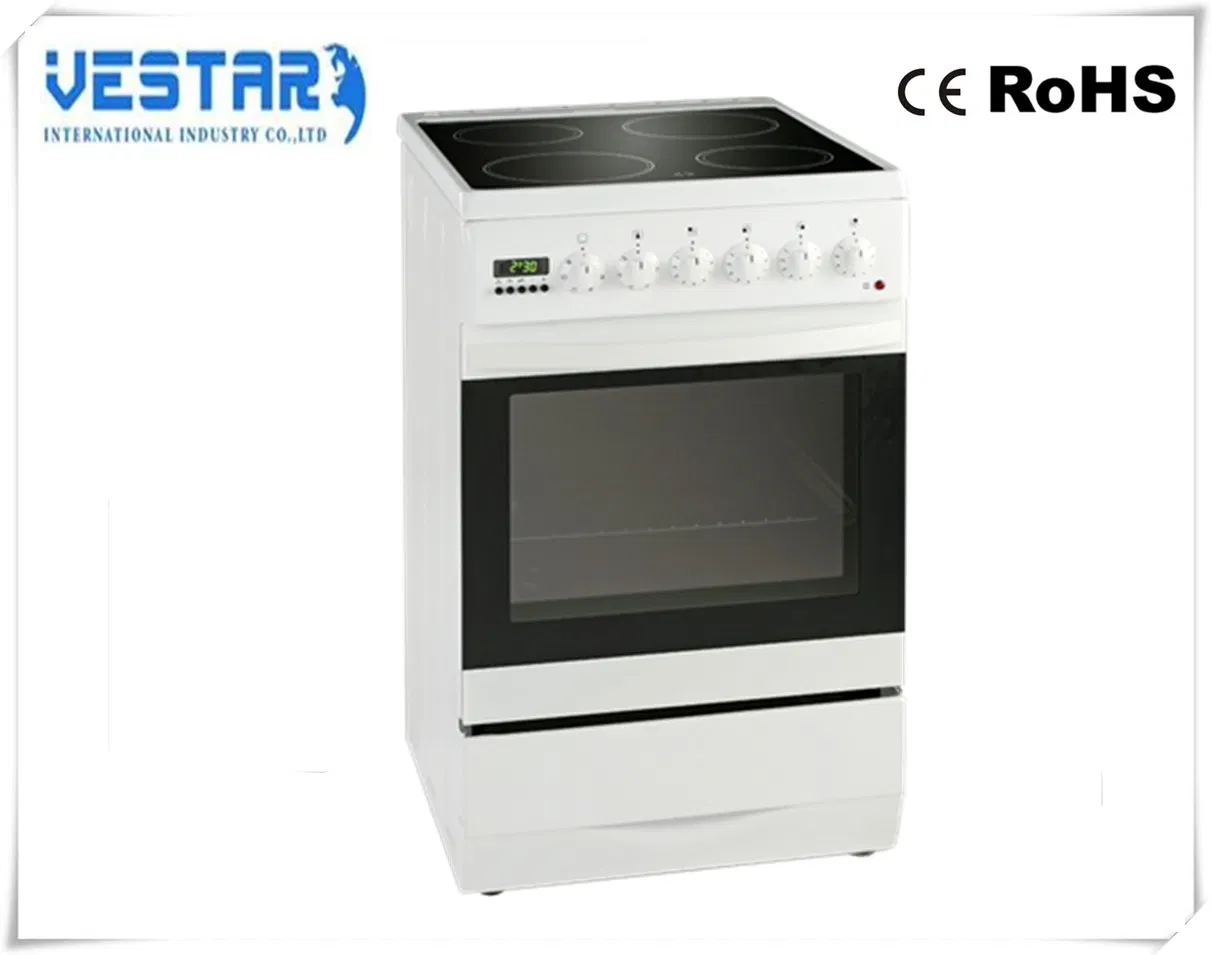 Free Standing 4 Burner Electric Cooker with Oven