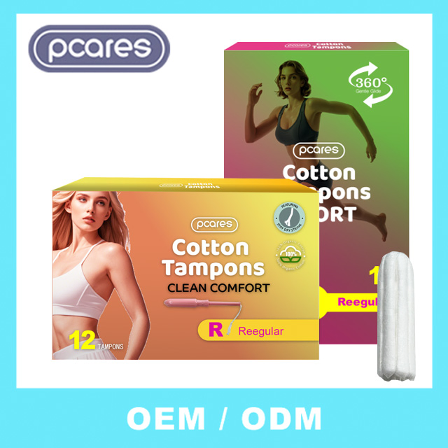Organic Cotton Tampons with Applicator for Eco-Friendly Menstrual Care