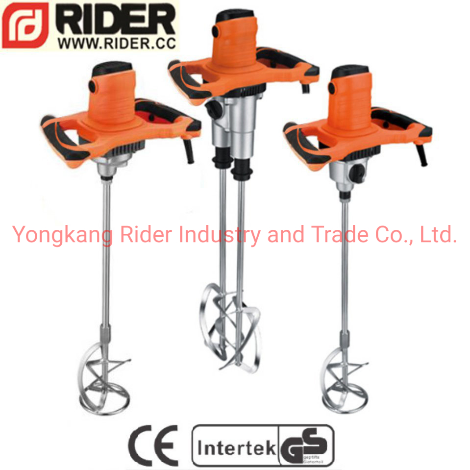 Портативный электрический миксер для краски и шпаклевки 1800W