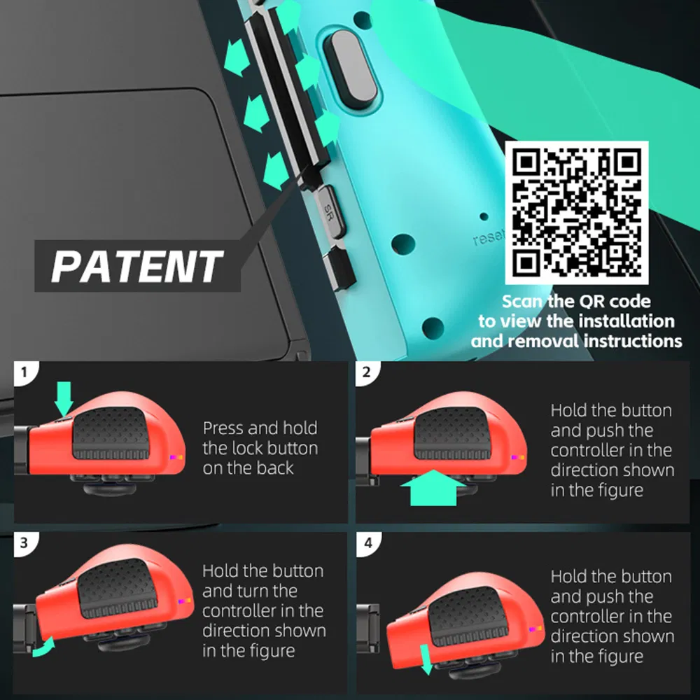 Геймпад Data Frog для Nintendo Switch с гироскопом и вибрацией