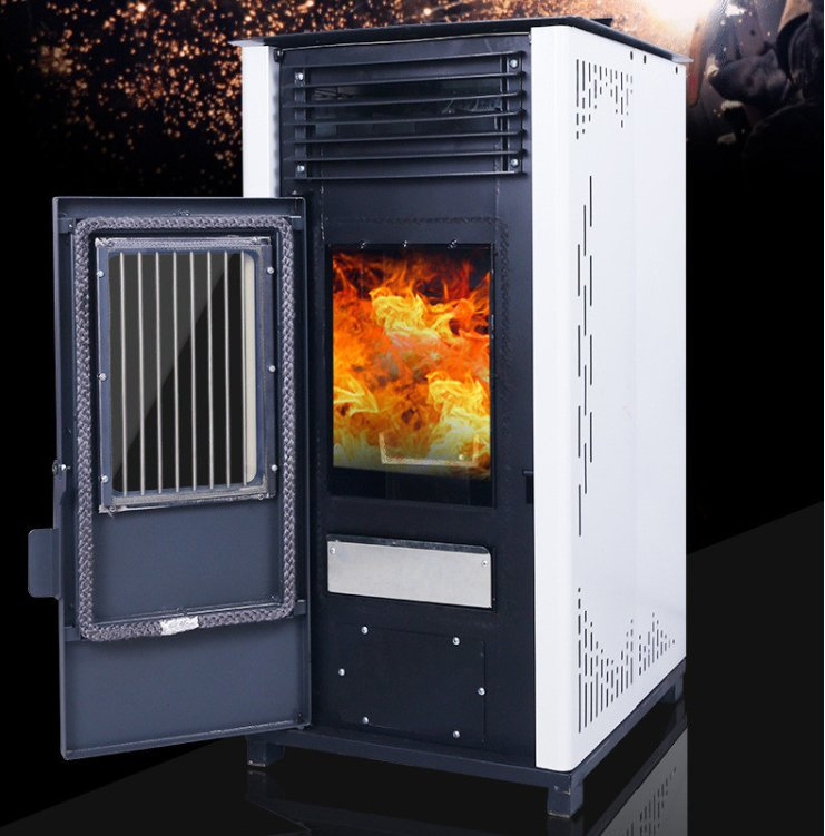 Biomass Pellet Heating Furnace, Radiator, Floor Heating, Full-Automatic Water Heating, Small Domestic Hot Water Heating Boiler