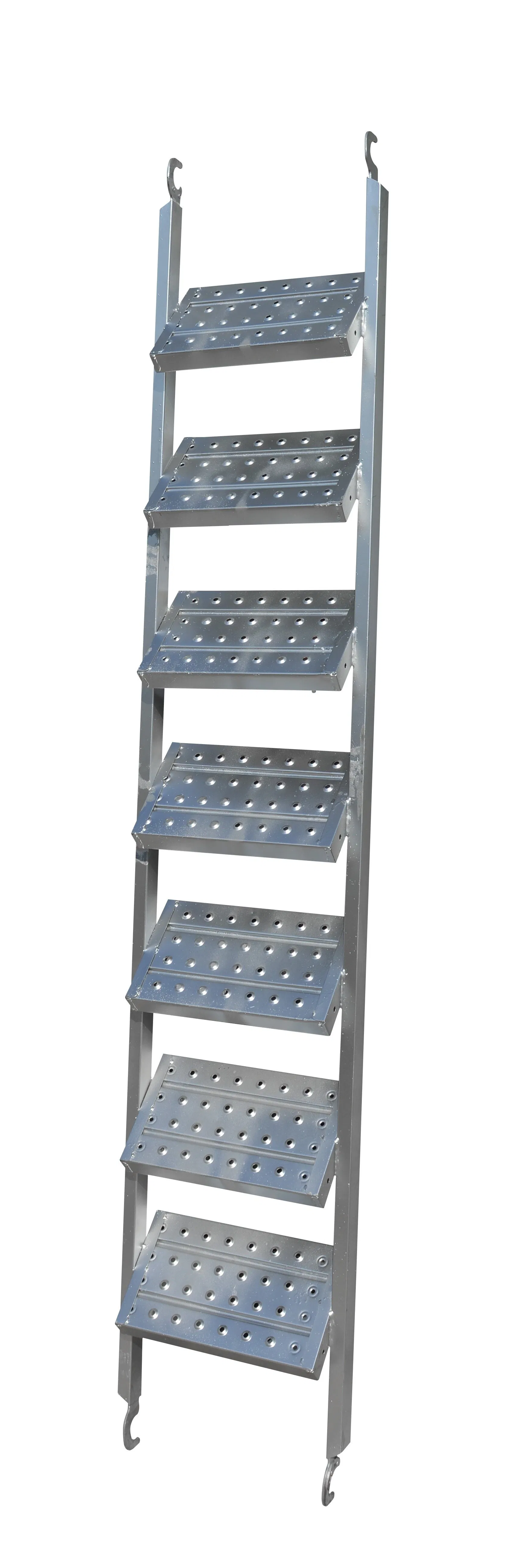 Galvanized Scaffolding Staircase Step Ladder Steel Monkey Ladder for Construction