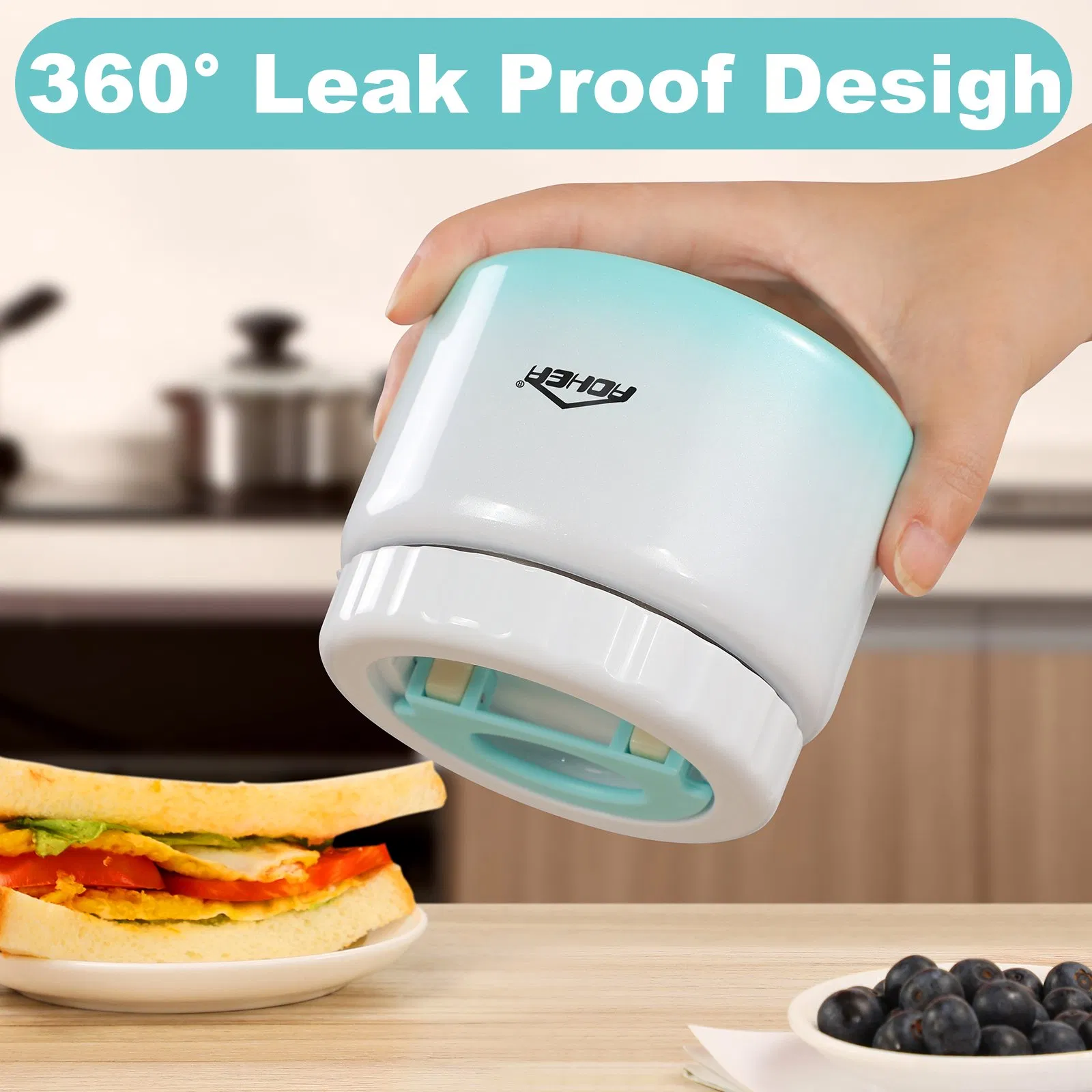 Aohea 304 Stainless Steel Material Leak-Proof Soup Container for Kids