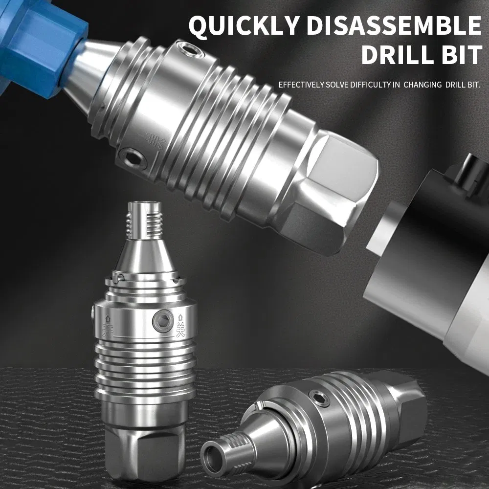 Effortless Core Drill Bit Installation and Removal with Durable Carbon Steel M22 Thread Quick Connector