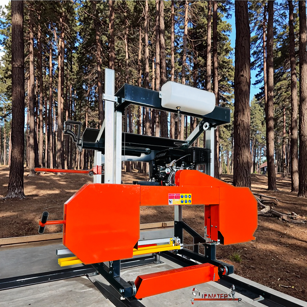 Ленточная пила по дереву портативная горизонтальная 31 дюйм бензиновая электрическая