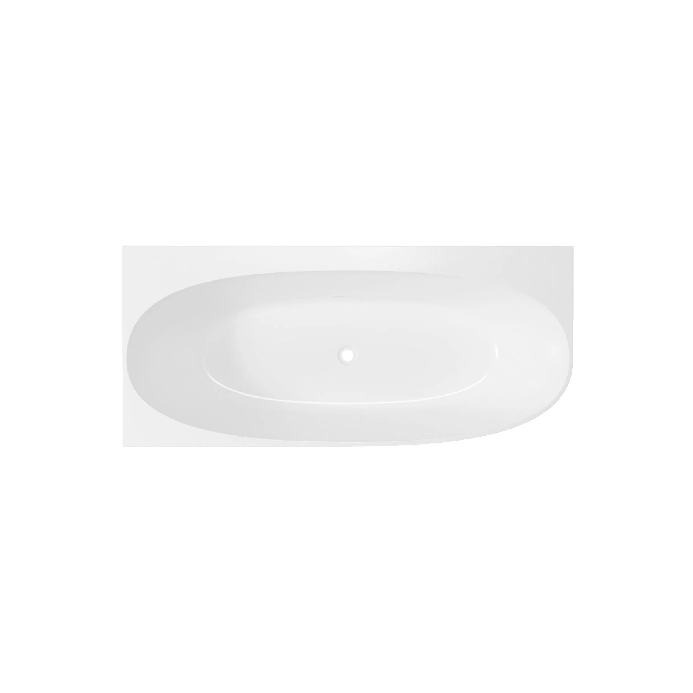 New Design Modern Corner Pure Acrylic Bathtub Bathroom Hot Tub (JL6607 L/R)