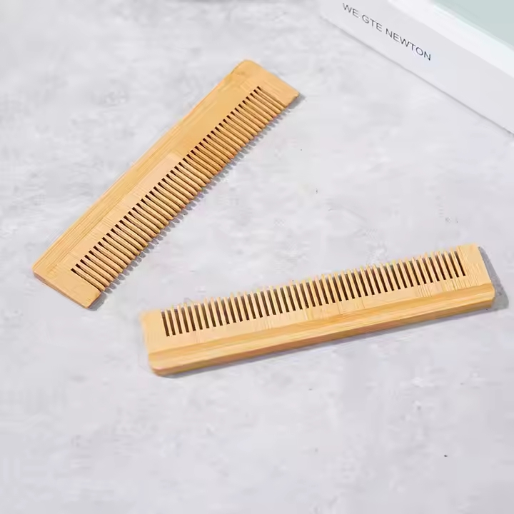 Plastic Free! Eco-Friendly Biodegradable Hotel Dry Amenities Bamboo Hair Comb