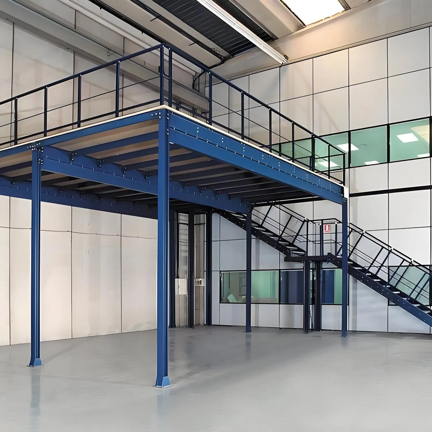 Durable Heavy-Duty Steel Platform for Industrial Use and Construction