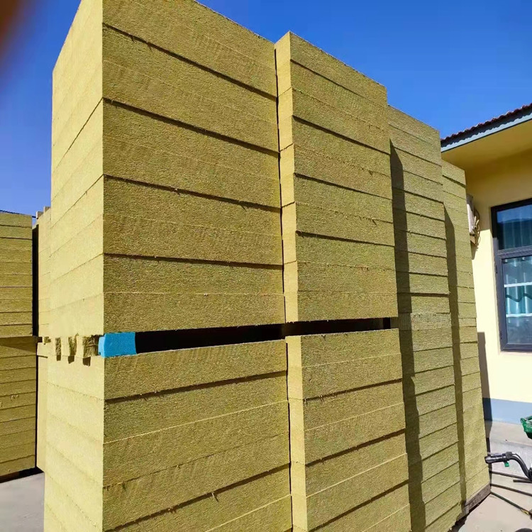 Mineral Wool Soundpoof Rock Wool Board for High-Density Fireproof Thermal Insulation