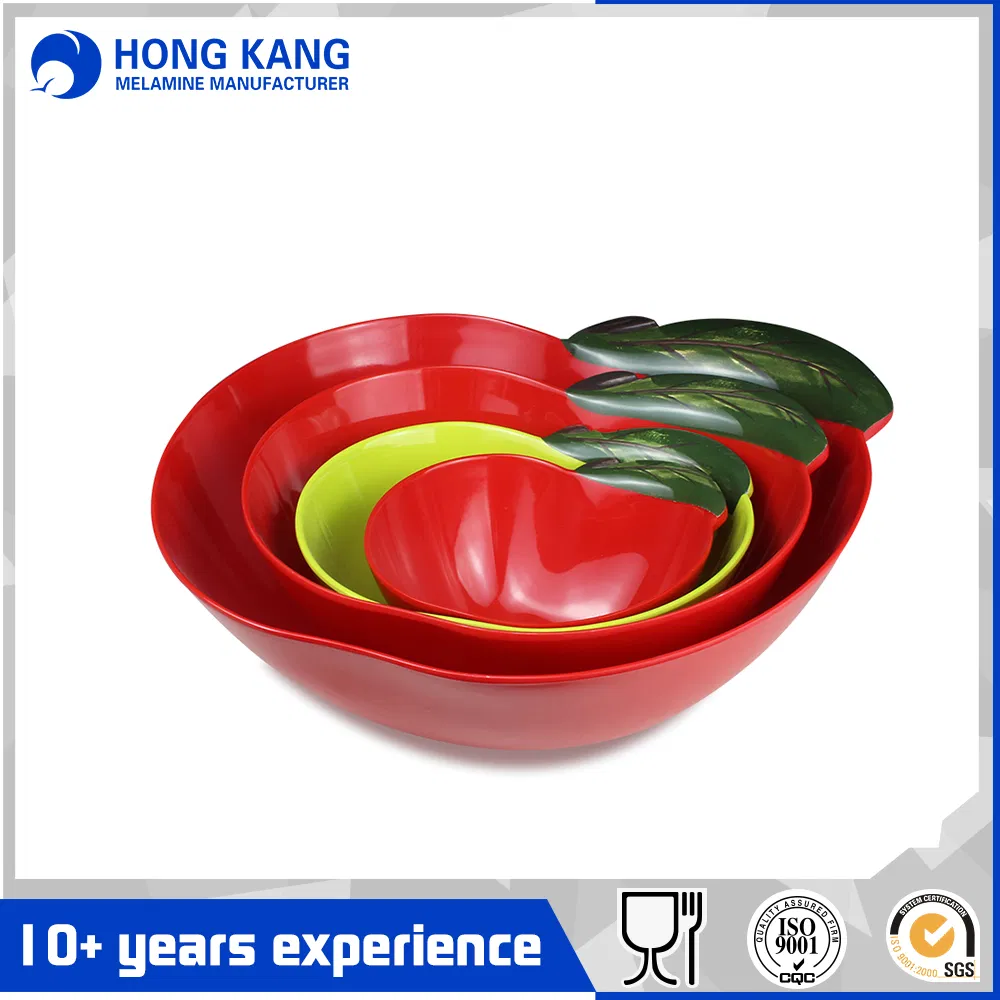 Custom Logo Eco-Friendly Bicolor Melamine Tableware Noodle Bowl