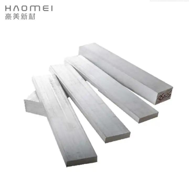 Aluminum Alloy Extursion Square Rod Bar with Cutting Size