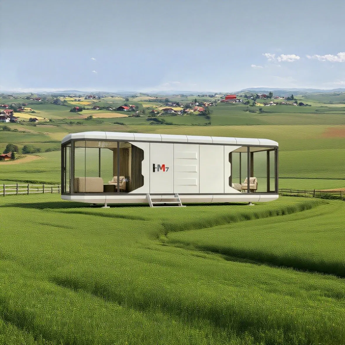 Portable Space Capsule Apple Pod – Scenic Outdoor Camping Home and Homestay Capsule House