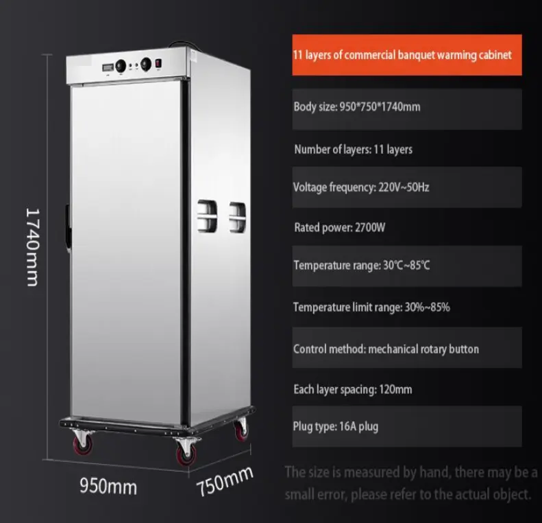 Electric Bain Marie Food Warmer Cart for Banquet Catering Needs