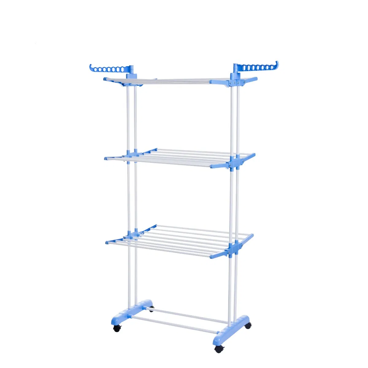 Multifunctional Clothes Drying Rack Movable Foldable Clothes Rack