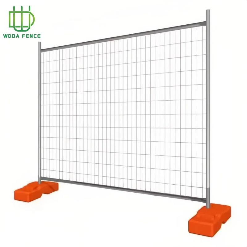 Factory 6*8FT Australia Standards Hot DIP Galvanized Outdoor Portable Canada Security Removable Welded Metal Wire Mesh Construction Site Events Temporary Fence