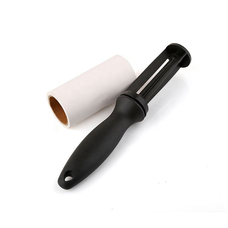 Custom 30 60 100 Sheets Tear Tape Paper Adhesive Clothes Couch Bed Dust Pet Cat Dog Hair Remover Cleaning Sticky Lint Roller Set