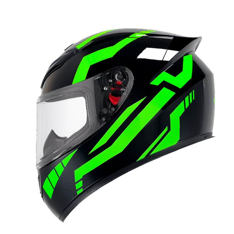 Высокоуровневый мотошлем ABS с прозрачным визором