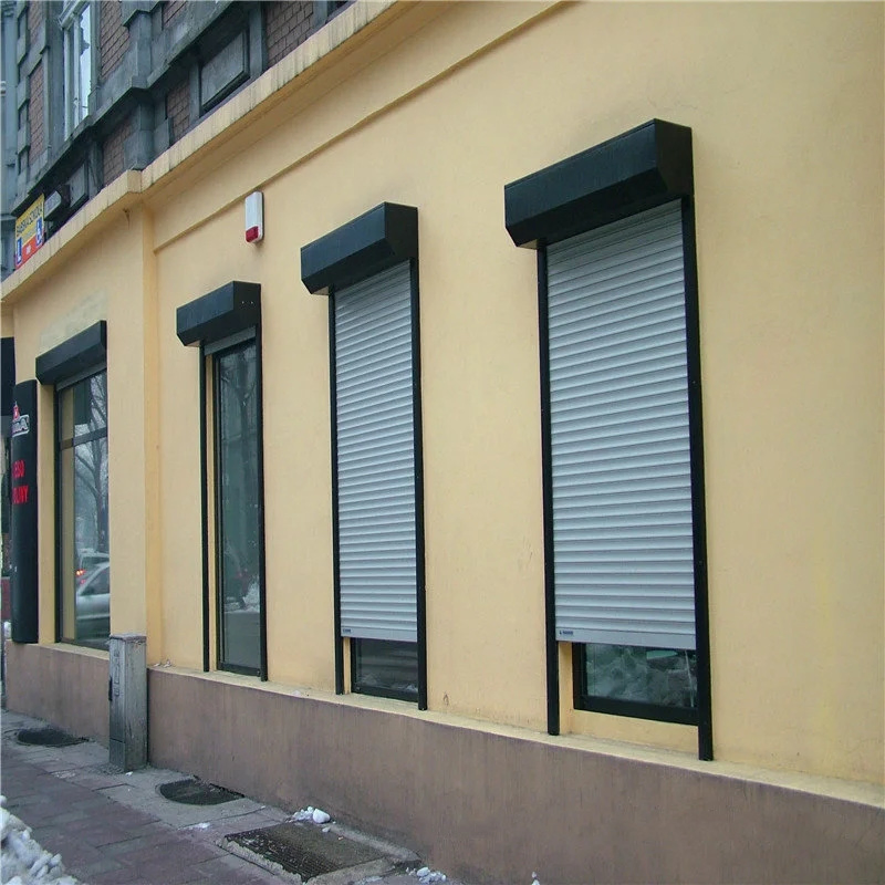 Residencial Use Remote Control Rolling Shutter Window
