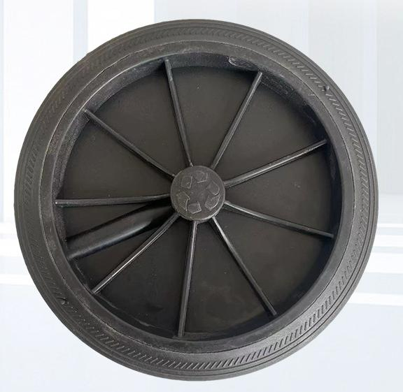 Durable 8 Inch Trash Garbage Can Wheel for Mobile Garbage Containers 200 X 38 mm