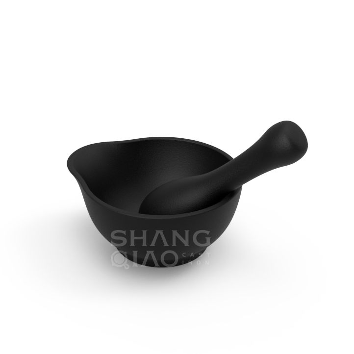 New Style Cast Iron Grinder for Spices Mortar and Pestle Set