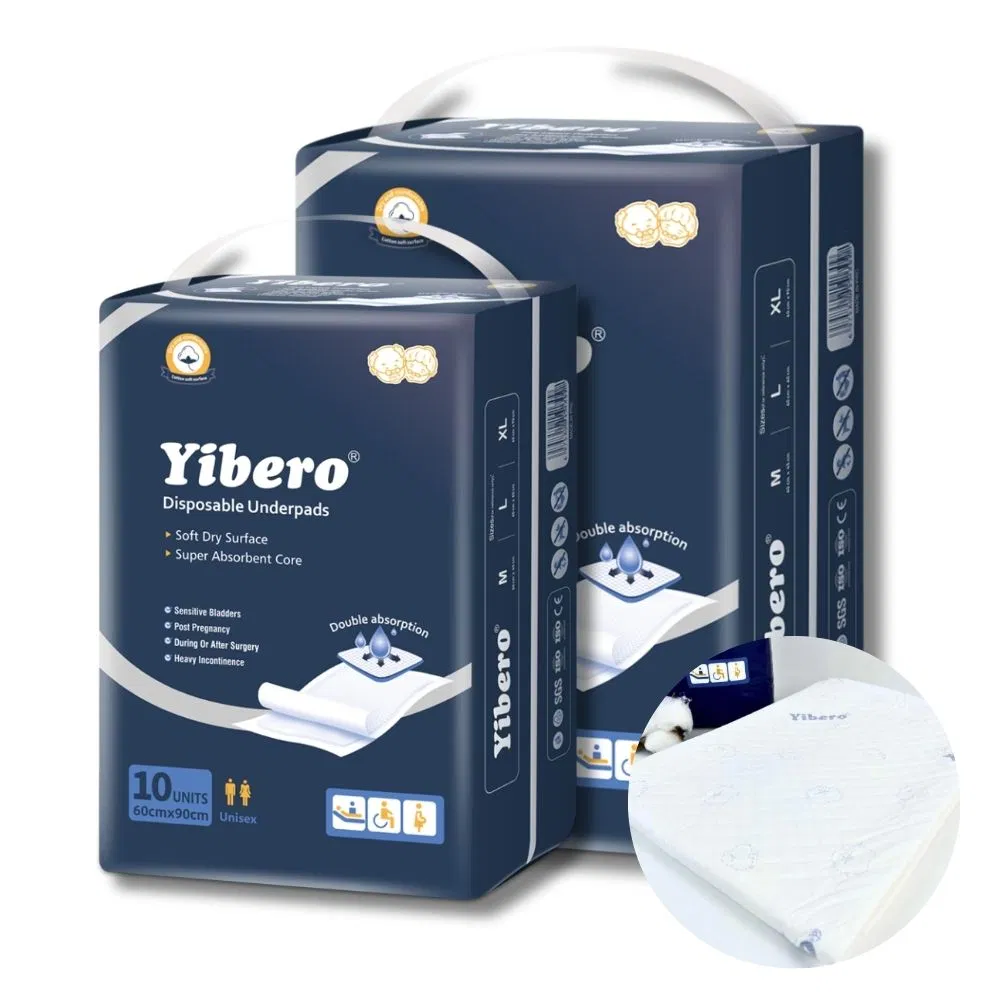 Bed Pads Disposable Incontinence Underpads Medical Grade Hospital Chucks Mattress Protector Mats for Elderly, Patients & Kids Waterproof Underpads