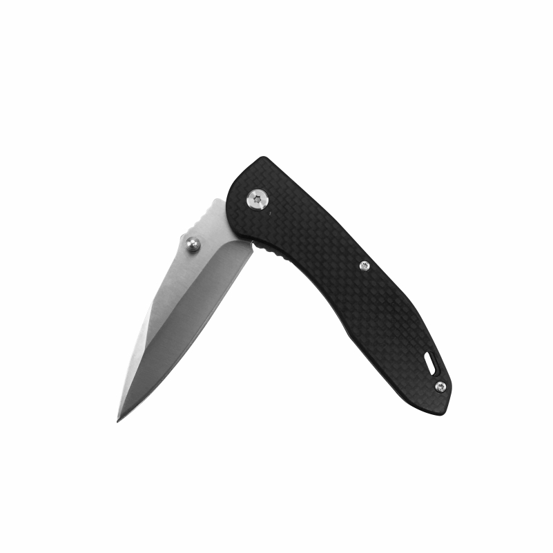 Yangjiang Factory J8147ca Carbon Fiber Outdoor Knives Folding for Camping