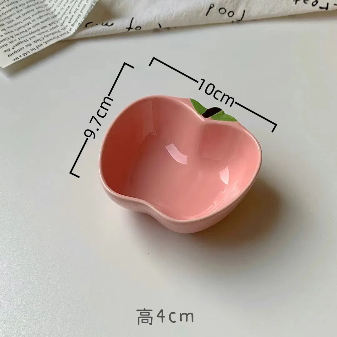 4"Saucer Soup Bowl Plate Various Shape Pad Printing Ceramic Porcelain Tableware